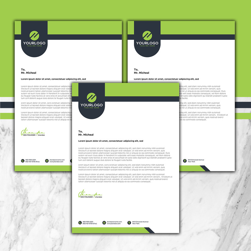 Letterhead Template Vol: 06 - Corporate Identity Template - Features Image 2