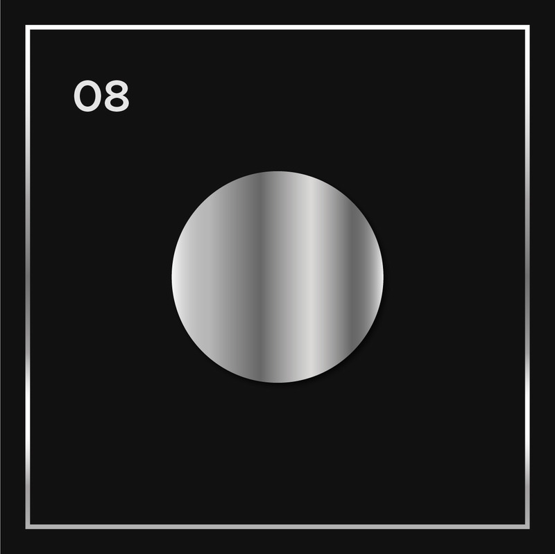 9 Silver Gradients Template Vectors - Features Image 8