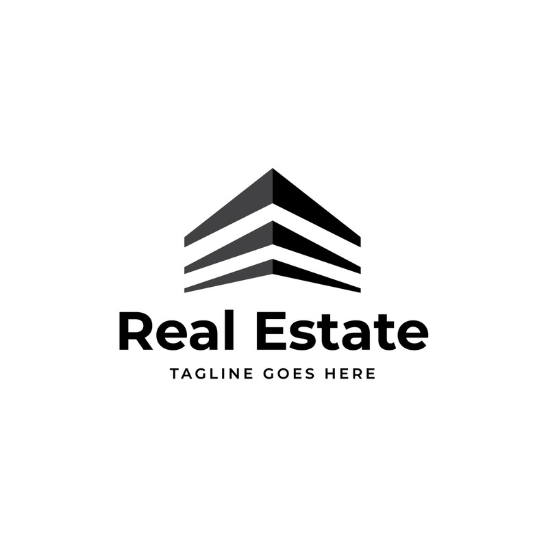 Modello di logo minimalista immobiliare - Caratteristiche Immagine 3