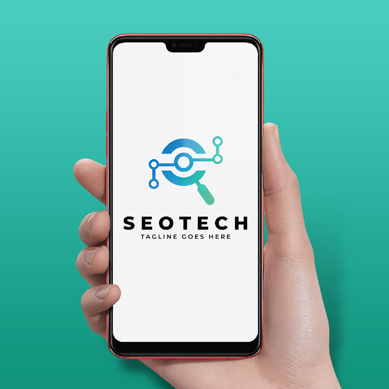 Минималистский шаблон логотипа SEO Tech - Features Image 1