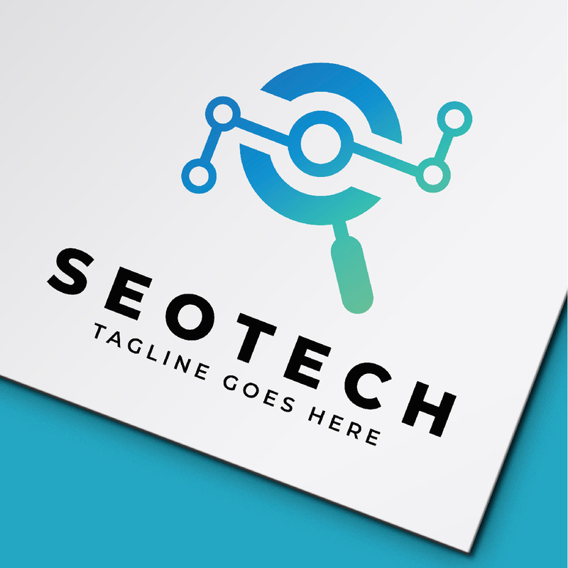 Минималистский шаблон логотипа SEO Tech - Features Image 7
