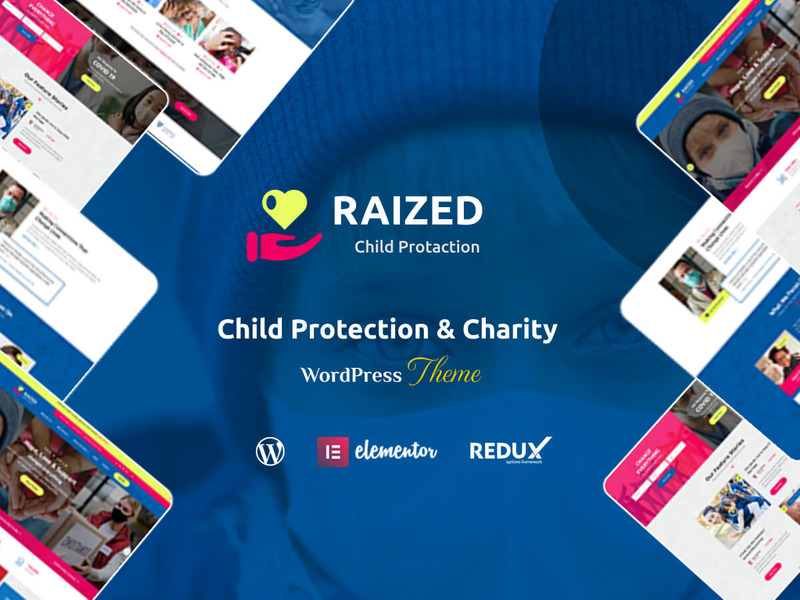Raized - Nezisková charitativní organizace téma WordPress - Features Image 1