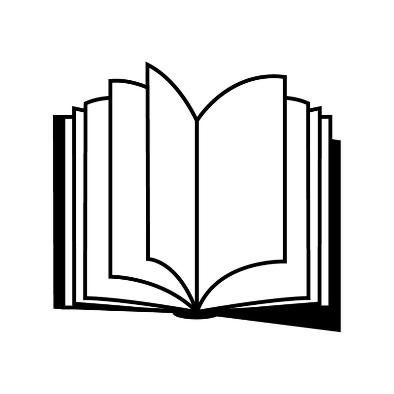 Icono vectorial de libro abierto clásico para educación y conocimiento - Características Imagen 1