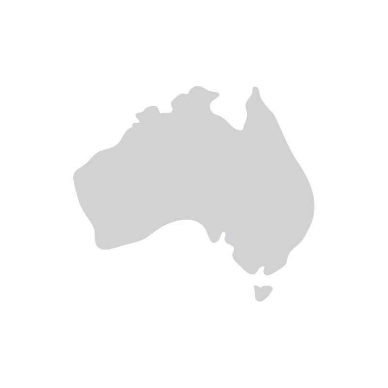 Icône de contour de la carte de l'Australie : silhouette vectorielle de la géographie - Caractéristiques de l’image 1