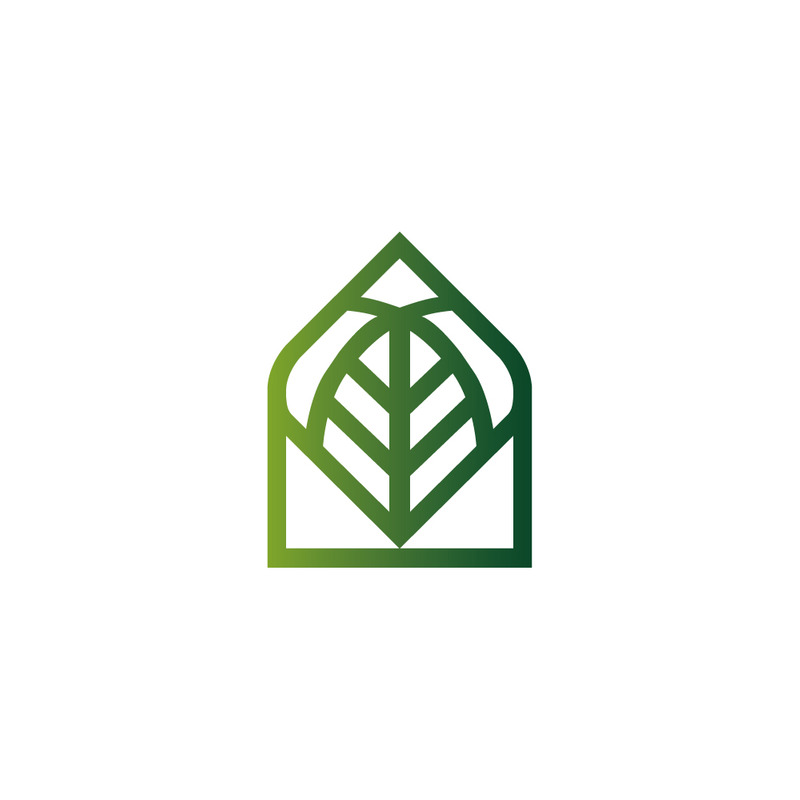 Clean, Flat-Design Logo for Sustainable Architecture - Features Image 1