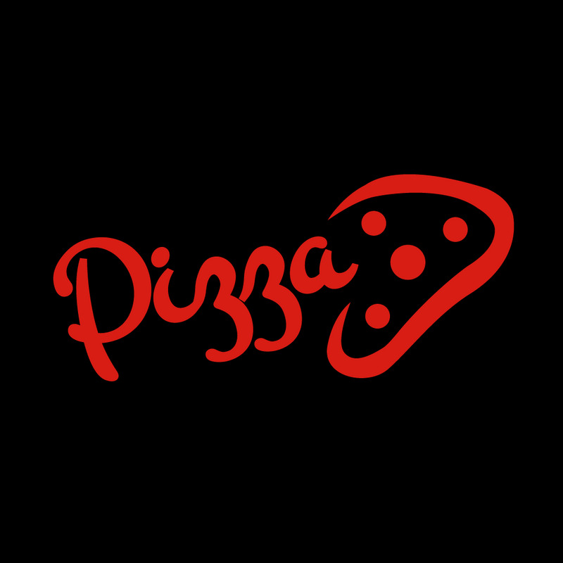 Fatia vermelha criativa de pizza de queijo. Símbolo de design vetorial de logotipo - Features Image 1