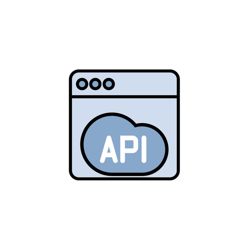 Modern API Connectivity Vector Glyph Icon - Features Image 1