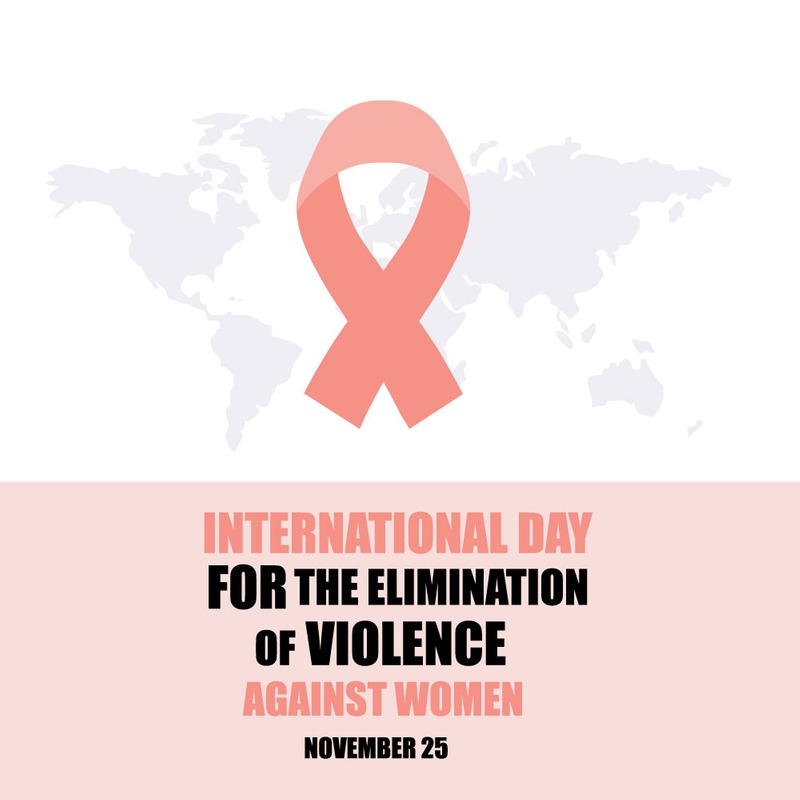 Dzień Świadomości Stop Przemocy Wobec Kobiet Wektor - Obraz funkcji 1