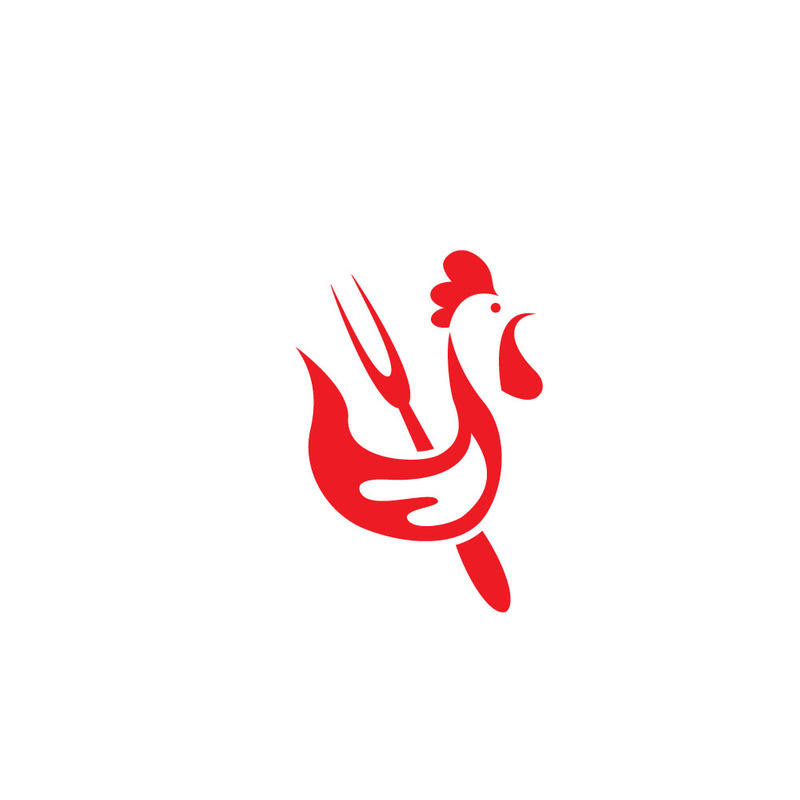 Djärv Fire Chicken Restaurant-logotypdesign - Features Image 1