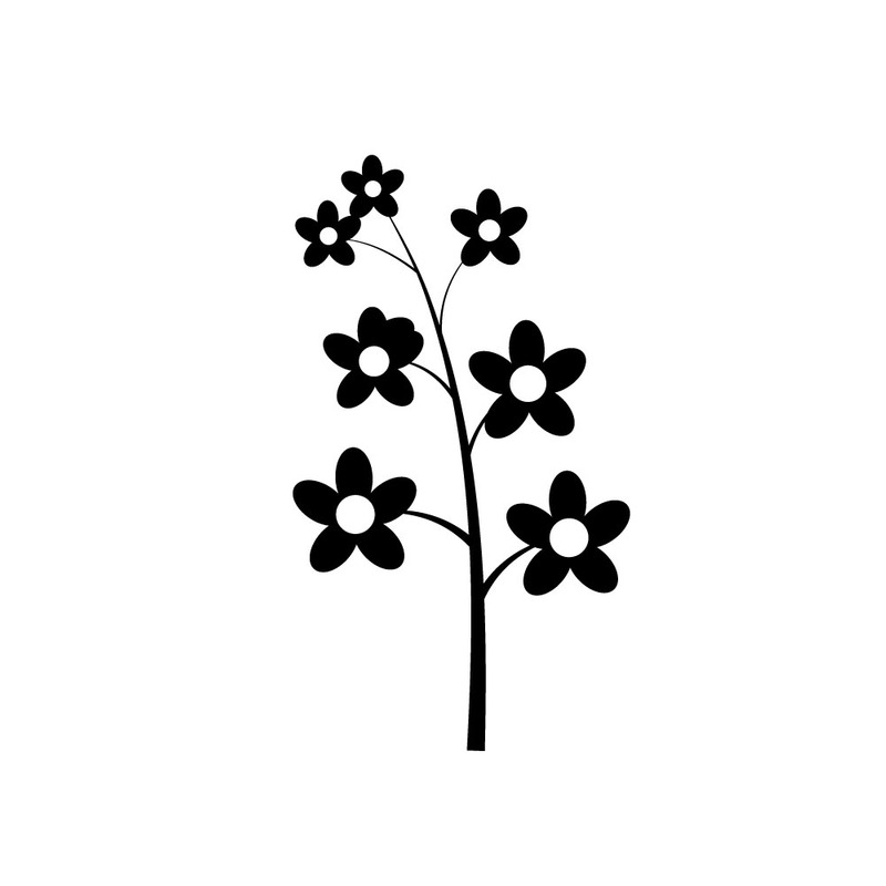 Rapspflanze – Einfaches Vektorsymbol, isoliert auf Weiß - Eigenschaften Bild 1