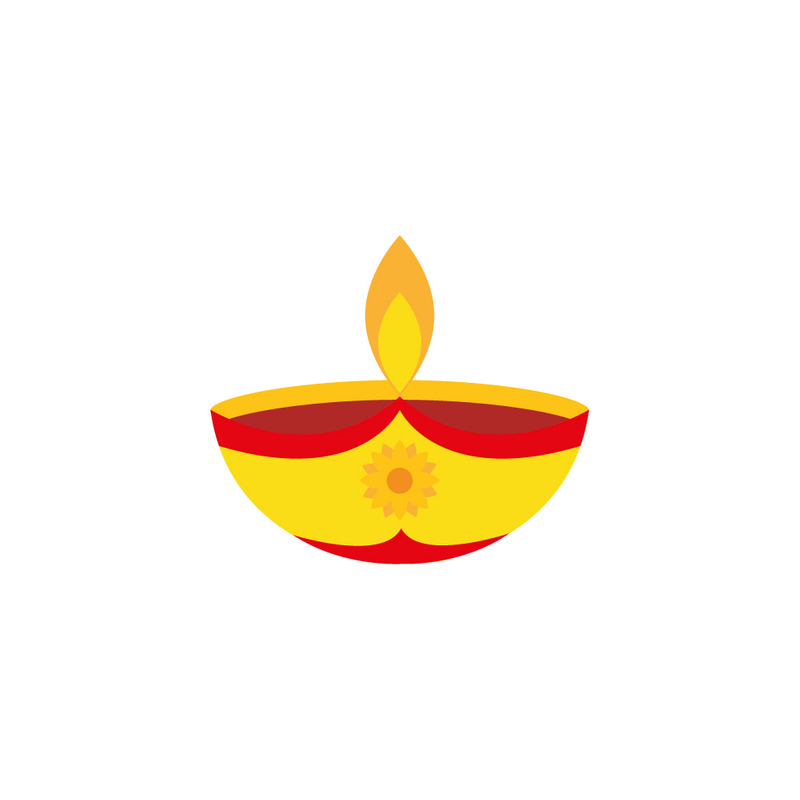 Islamic Diwali Oil Lamp Festival of Lights Illustration - Features Image 1