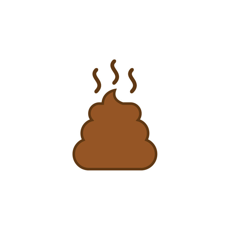 Cartoon Animal Dog Poop Flat Icon Design - Features Image 1