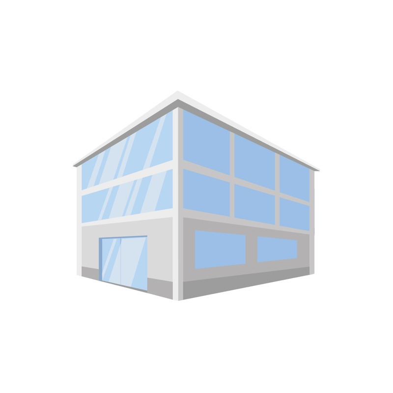 3D architecturale renderingillustratie van een modern kantoorgebouw - Features Image 1