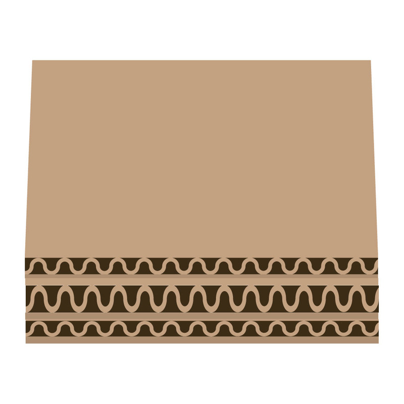 Stapel von Kartons – Vektorillustration mit Kartonstruktur - Eigenschaften Bild 1
