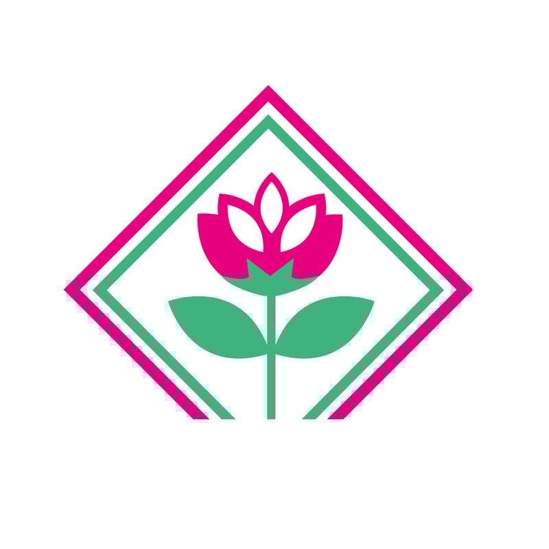 Logo Premium Dairy Clover Flower | Identità del marchio di latte e formaggio biologici - Caratteristiche Immagine 1