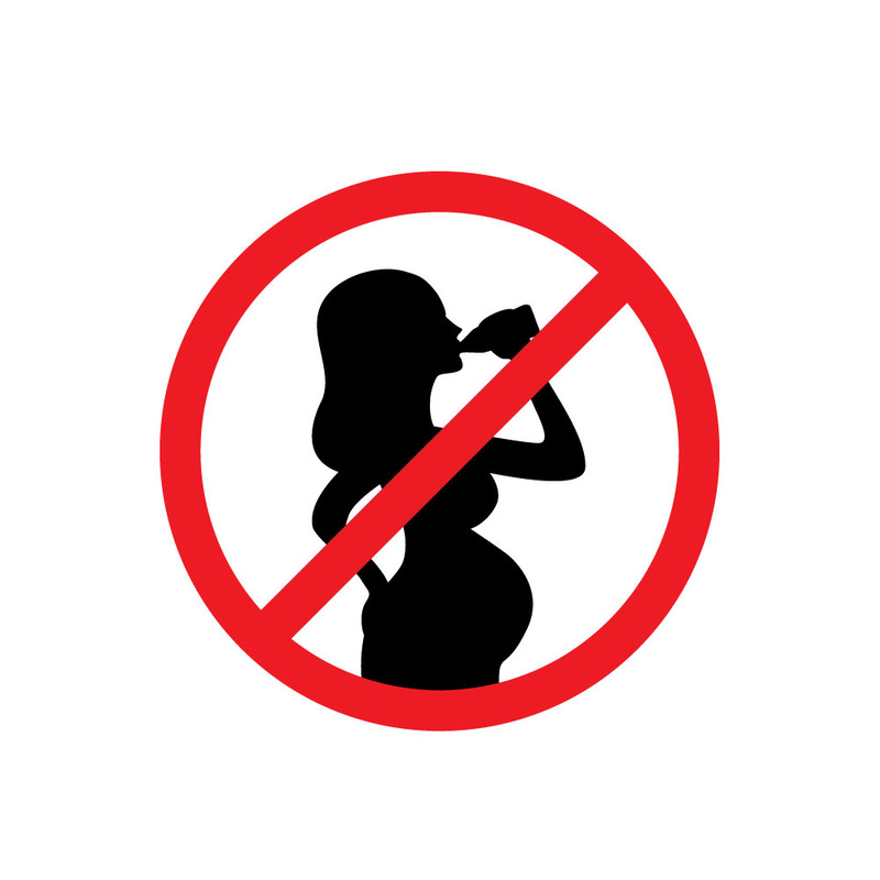 No Alcohol for Pregnant Women Sign Vector Illustration - Features Image 1