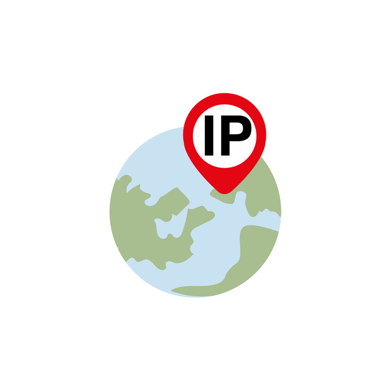 Modern IP Address Vector Icon: Network Symbol Illustration - Features Image 1