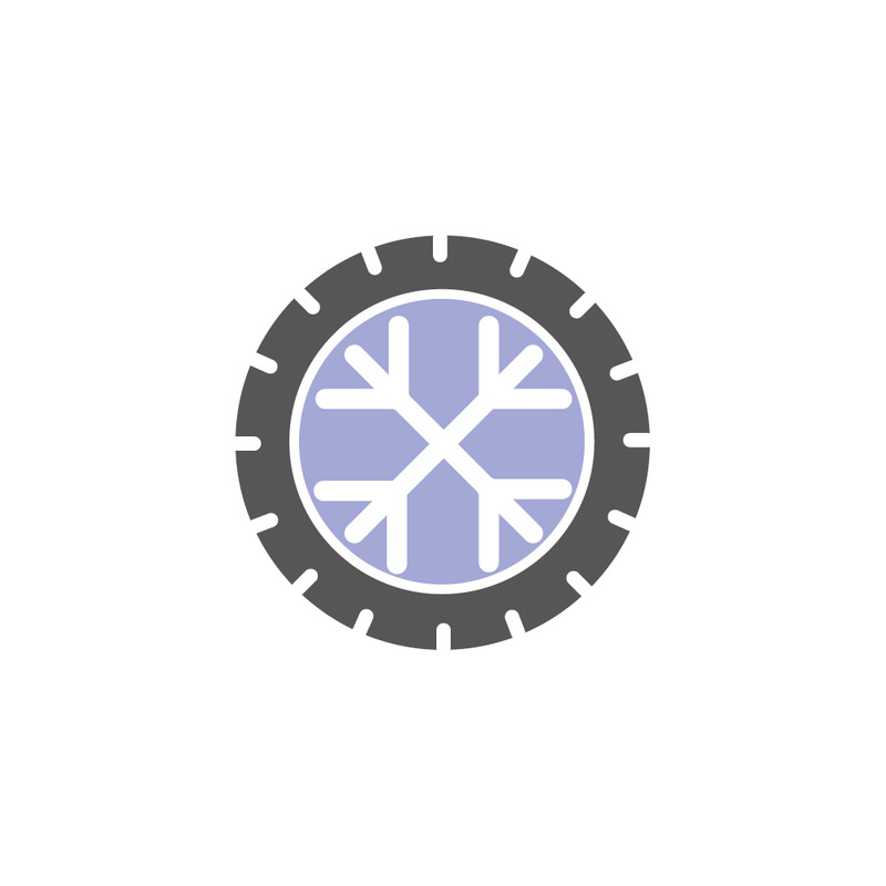 Vinterdäck ikon tecken vektor, symbol - Features Image 1