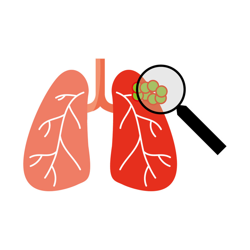 Detectar dolor en los pulmones logo para medicina y salud - Características Imagen 1