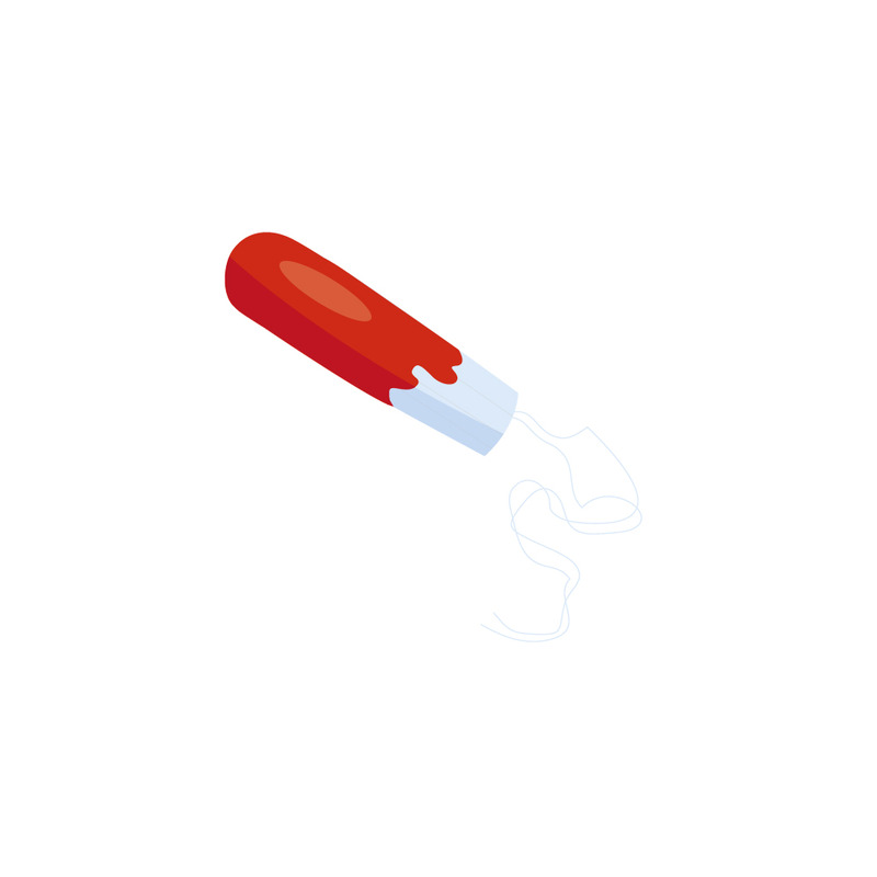 Tampones higiénicos de dibujos animados. Absorbencia confort, protección orgánica. - Características Imagen 1