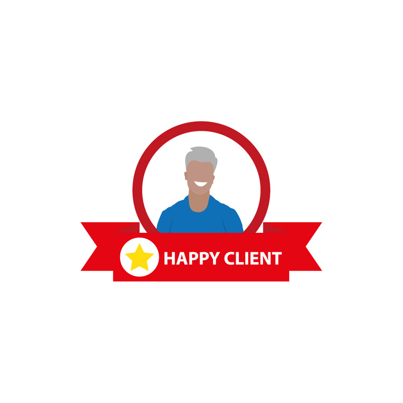 Ilustración vibrante de un cliente feliz para la satisfacción y confianza empresarial - Características Imagen 1