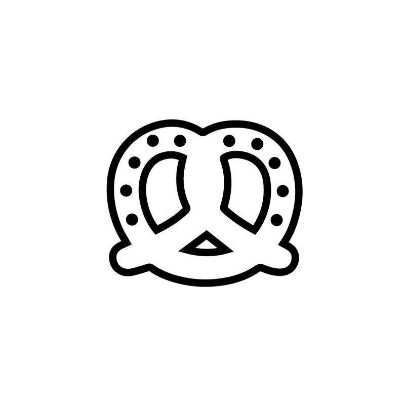 Illustration vectorielle mignonne d'un bretzel bavarois - Icône alimentaire - Caractéristiques de l’image 1