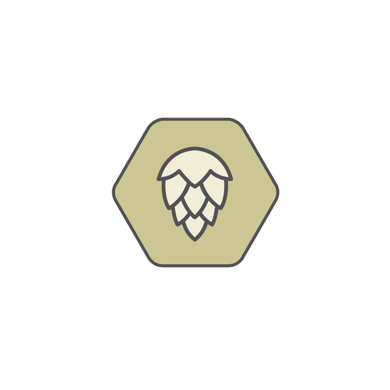 Golden Hops Craft Beer Emblem Design - Features Image 1