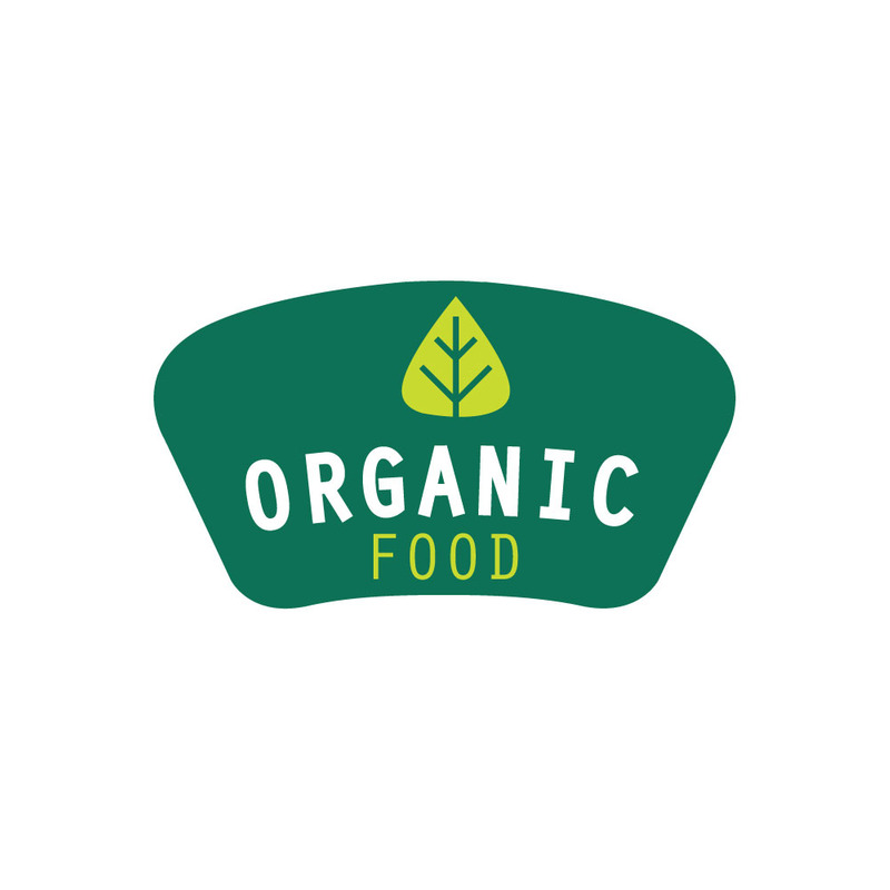 Organic Food Logo Vector with Label - Eco-Friendly Design - Features Image 1