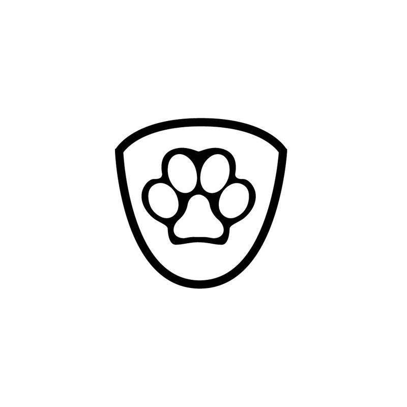 Icono de emblema de protección de mascotas sólido para el logotipo del hospital veterinario - Características Imagen 1