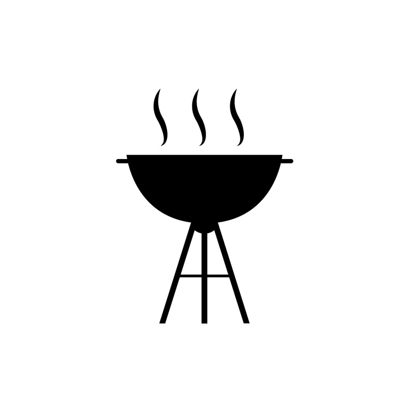 Barbecue Grill Icon: Outdoor Cooking Vector Illustration - Features Image 1
