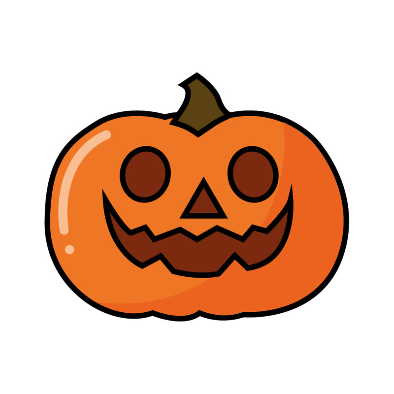 Pumpkin head. Cute and scary Halloween pumpkin monster - Features Image 1