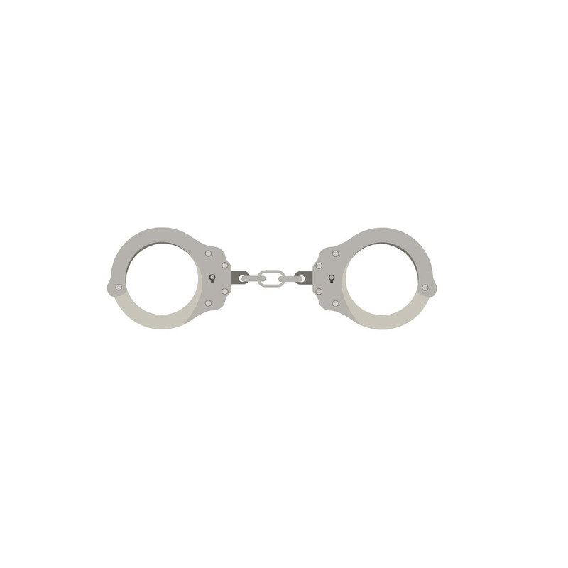 Handcuffs Vector Icon Flat Illustration for Web Design - Features Image 1