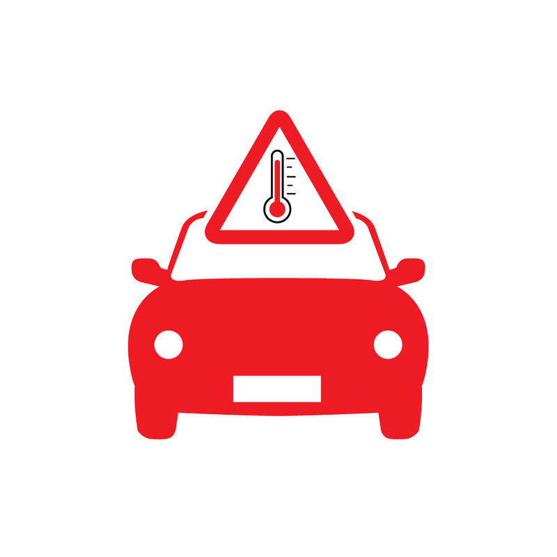 Termometro automatico di avviso di alta temperatura all'interno dell'auto durante il caldo estivo - Caratteristiche Immagine 1