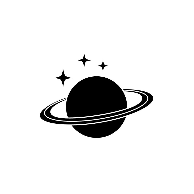 Icona vettoriale del pianeta Spazio – Simbolo di Urano per l'astronomia e il design del sistema solare - Caratteristiche Immagine 1