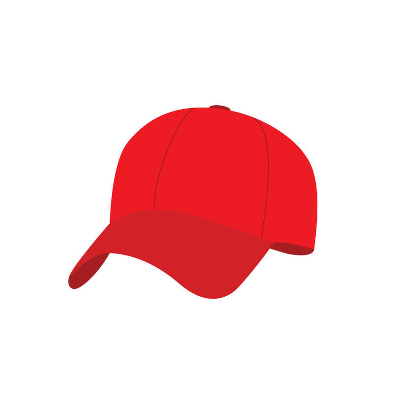 Baseball Cap Icon Flat Vector Illustration - Features Image 1
