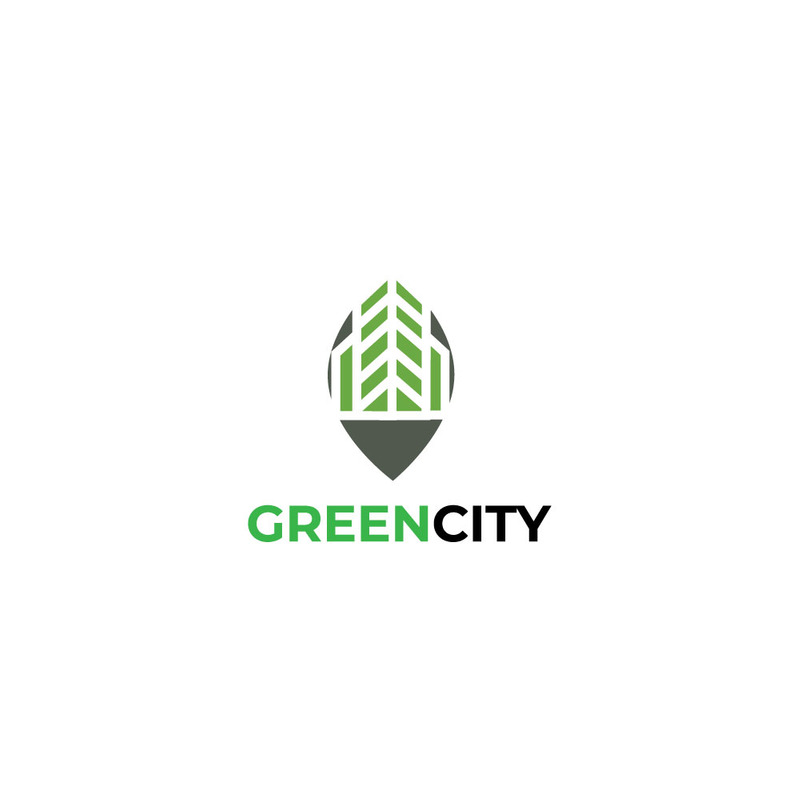 Eco-Friendly Green City Logo Design with Leaf - Features Image 1