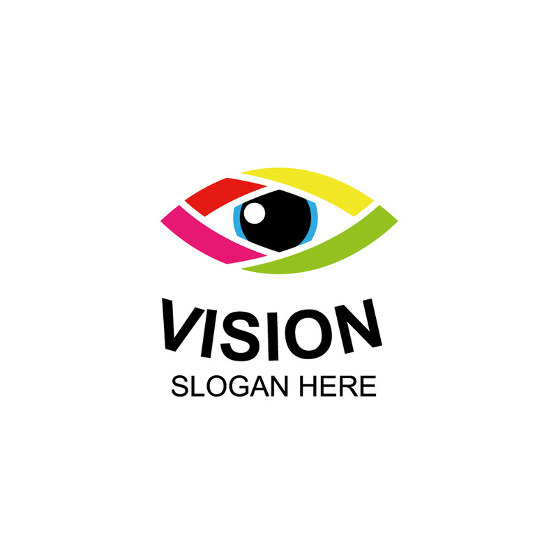 Projekt logo Eye Tech. Global Vision logotype design graficzny symbol ikona - Obraz funkcji 1
