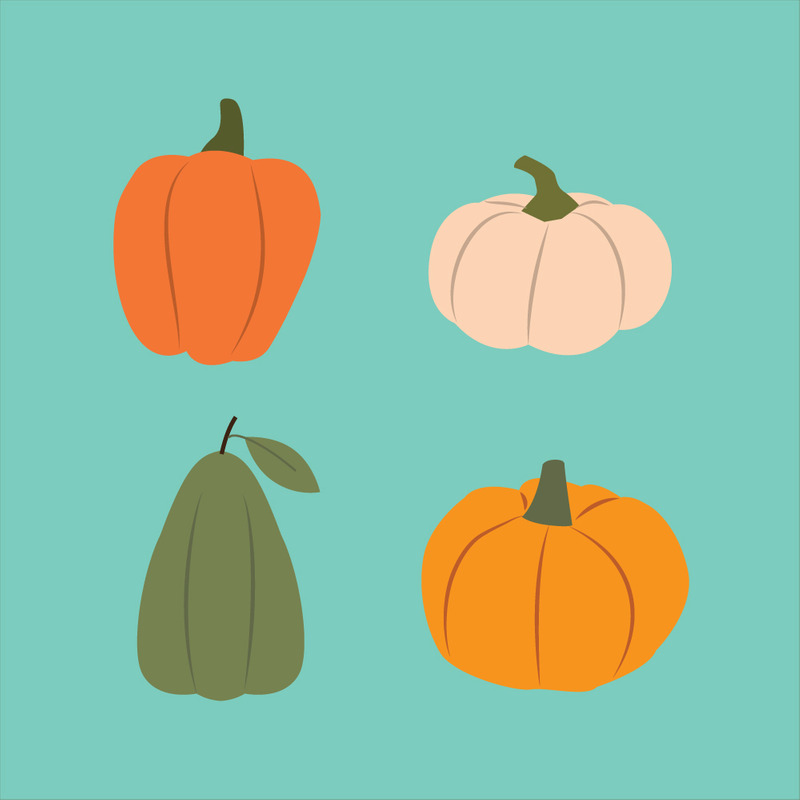 Vibrant Autumn Pumpkins Icon Set - Features Image 1