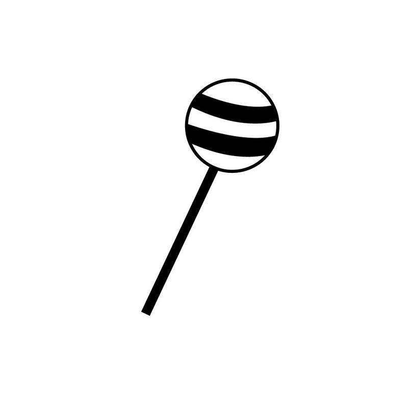 Buntes Swirl Lollipop Candy Vektorsymbol für Web- und mobile Anwendungen - Eigenschaften Bild 1