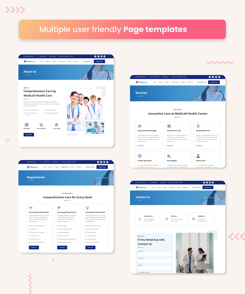Medicall Pro - Çok Amaçlı Duyarlı Tıbbi Tema - Features Image 8