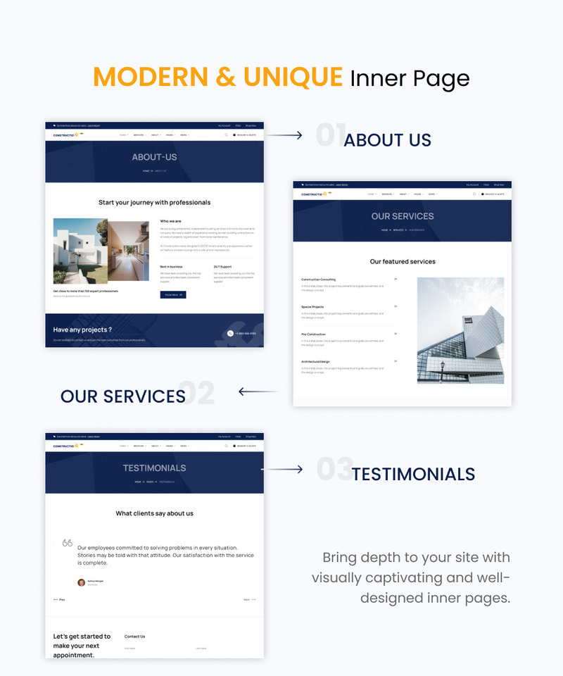 Constructionn Pro - Çok Amaçlı Duyarlı İnşaat Teması - Features Image 7