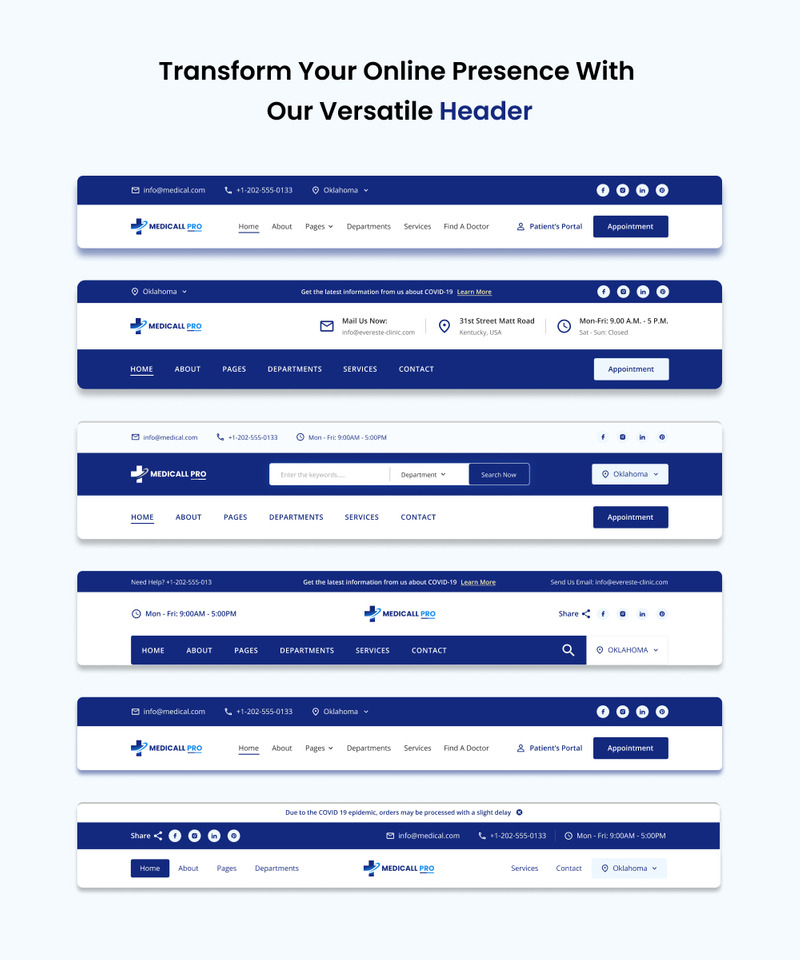 Medicall Pro - Çok Amaçlı Duyarlı Tıbbi Tema - Features Image 1