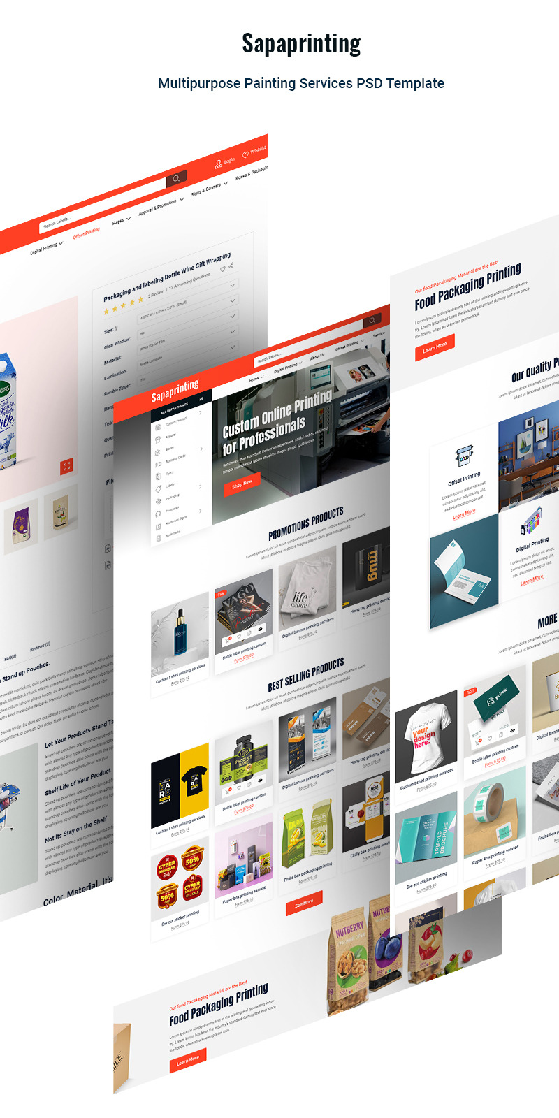 Sapaprinting- Çok Amaçlı Boyama Hizmetleri PSD Şablonu - Features Image 1