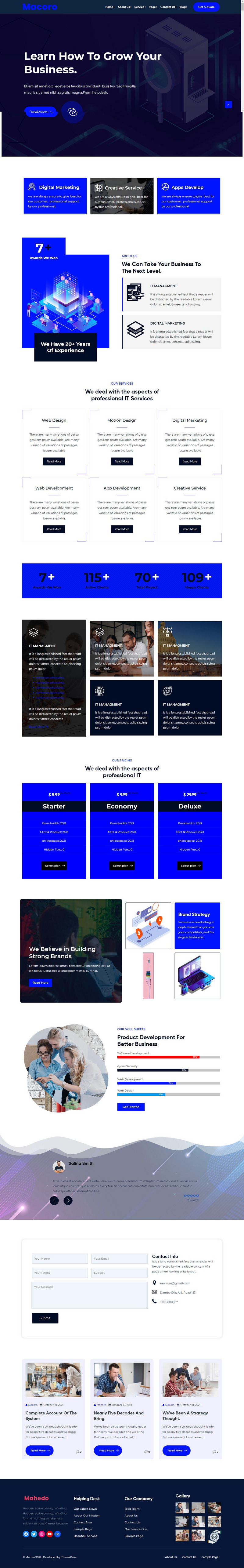 Macoro - Digital Agency & Multipurpose WordPress Theme - Features Image 3