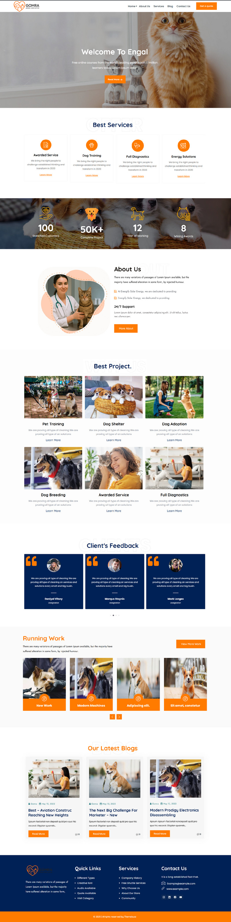 Engel - Tema WordPress para Animais de Estimação e Tosa de Cães - Features Image 1