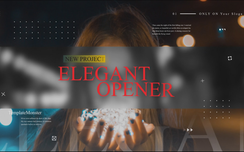 Elegante moderne Promo - After Effects-Vorlagen - Eigenschaften Bild 1