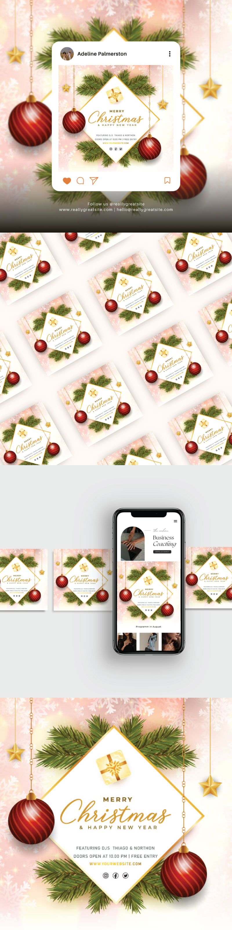 Créez de la magie ce Noël avec de superbes modèles de vacances ! - Caractéristiques de l’image 1