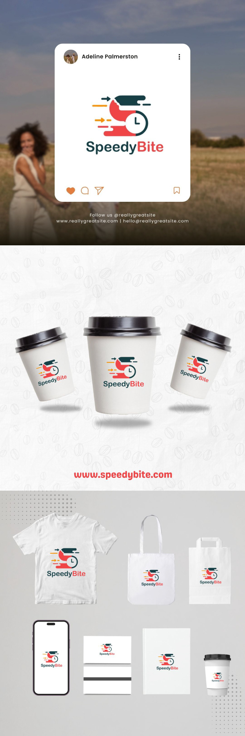 Modern Yemek Teslimatı ve Restoran Logosu Şablonu – Uygulamalar, Paket Servis için Mükemmel - Features Image 1