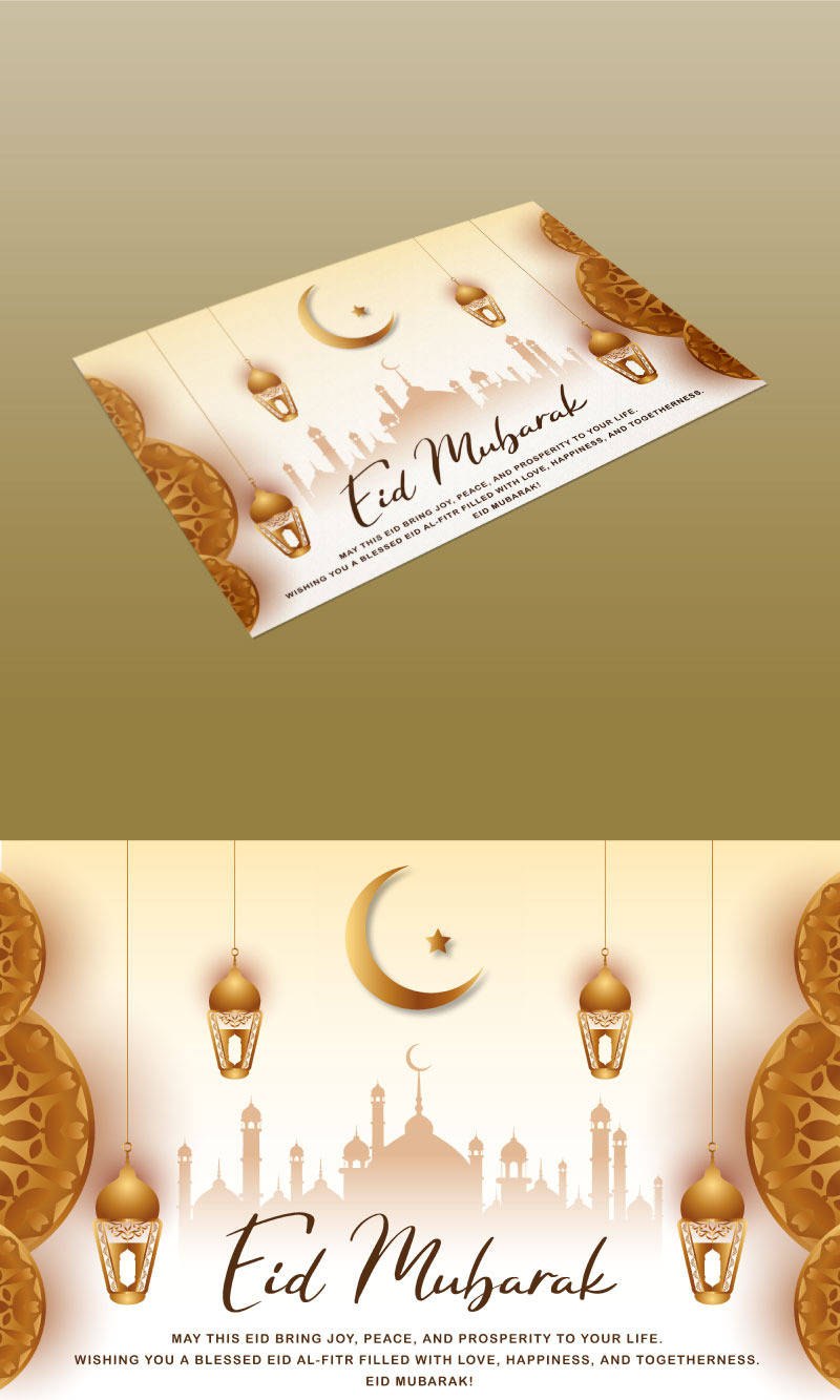 Elegant Ramadan Eid Mubarak Template – Islamic Festival Design - Features Image 1
