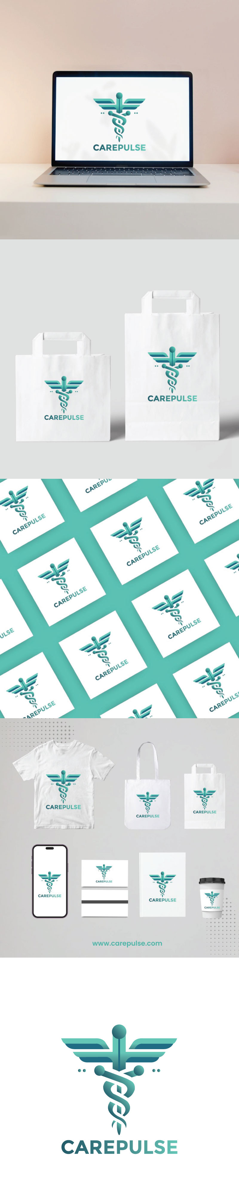Professionell medicinsk logotypmall för kliniker, sjukhus och vårdmärken - Features Image 1